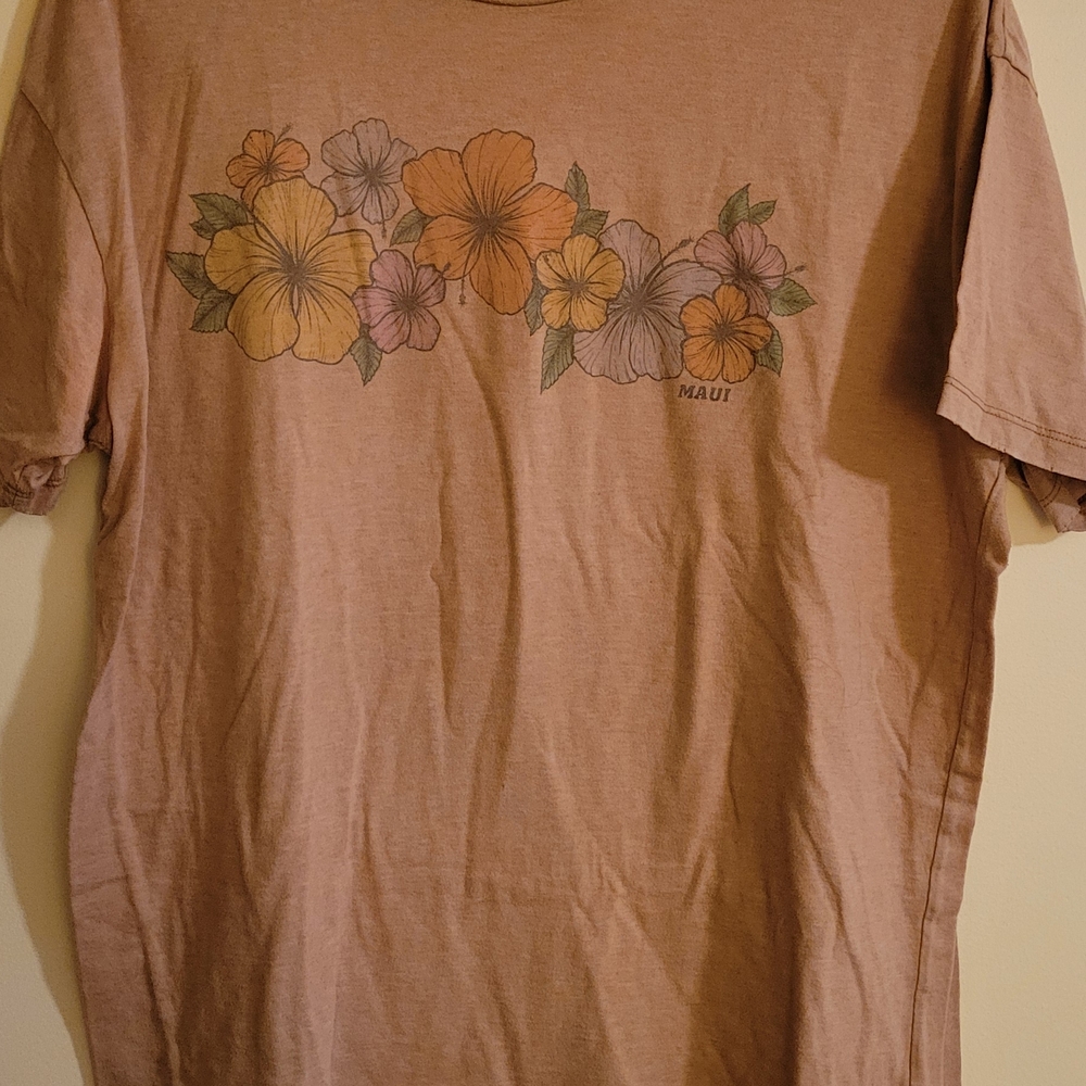 American Eagle Outfitters Tan T-Shirt
